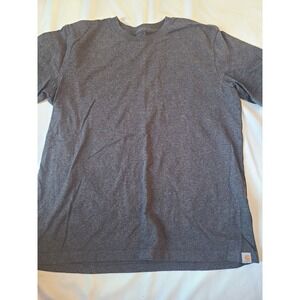 Carhartt Men's Dark Gray Short Sleeve Crewneck T-Shirt Workwear Basic Comfort